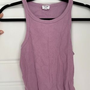 Purple High Neck Tank Top- Cotton On